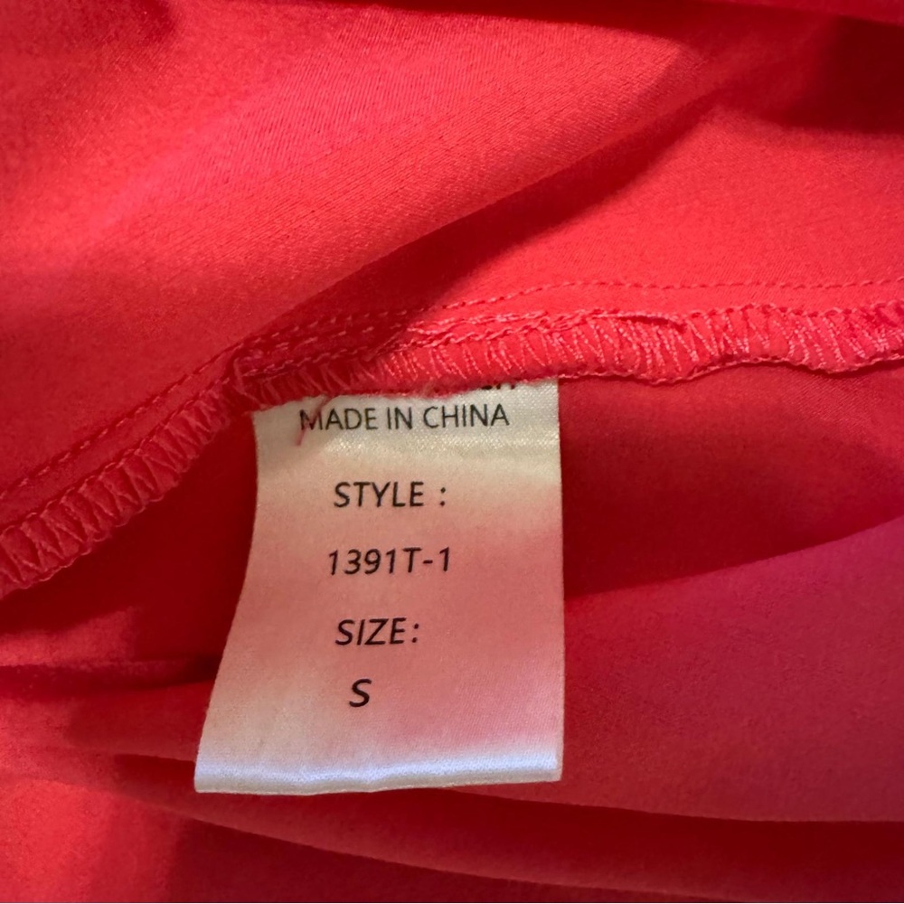 Judith March | Pink Front Tie Sleeveless Top | Women’s Small - Picture 6 of 7